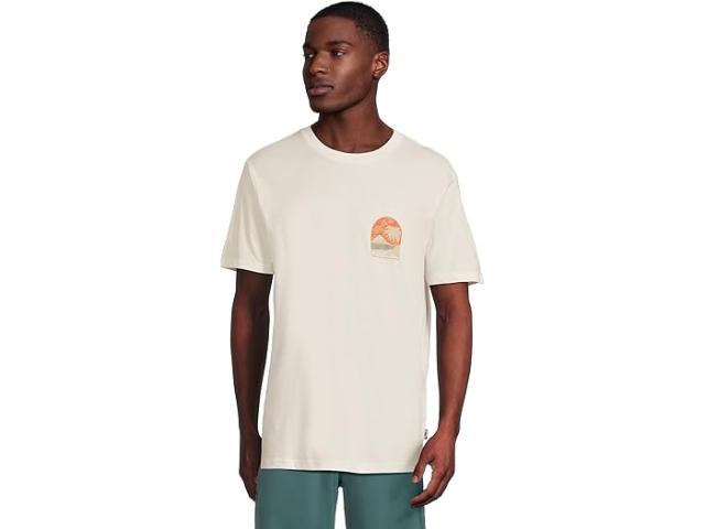 (取寄) ビラボン メンズ コースタル レンジ アディブ ショート スリーブ Billabong men Coastal Range Adiv Short Sleeve Off-White