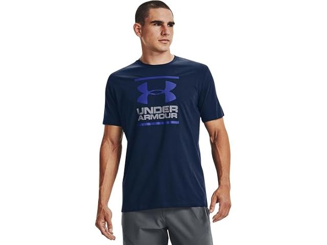 (取寄) アンダーアーマー メンズ グローバル ファウンデーション ショートスリーブ T-シャツ Under Armour men Global Foundation Short-Sleeve T-Shirt Academy/Steel/Royalの通販は 8,760円