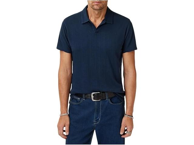 (取寄) ジョン バルベイトス メンズ ジオン ポロ John Varvatos men Zion Polo Deep Blue