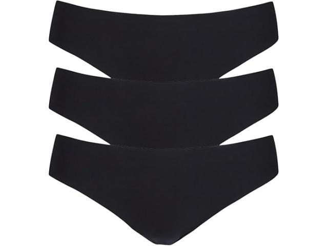 (取寄) コマンドー レディース バター ミッドライズ トング 3-パック Commando women Butter Mid-Rise Thong 3-Pack GP202 Black