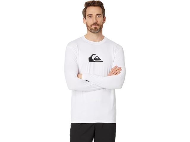 (取寄) クイックシルバー メンズ エブリデイ サーフ ティー ロング スリーブ Quiksilver men Everyday Surf Tee Long Sleeve White/White