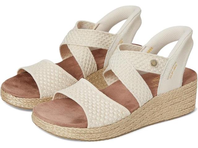 (取寄) スケッチャーズ レディース マーサ ビバリー ラックス - ストライキング ビューティ ハンズ フリー スリップ-インス SKECHERS women Martha Stewart's Beverlee Lux - Striking Beauty Hands Free Slip-Ins Off White