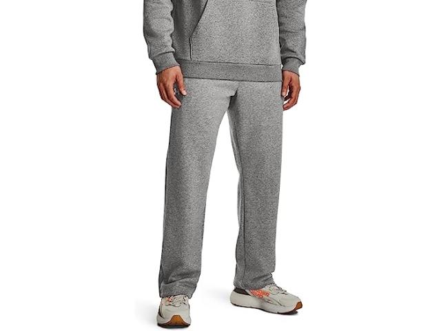 (取寄) アンダーアーマー メンズ ライバル フリース パンツ Under Armour men Under Armour Rival Fleece Pants Castlerock Light Heather/White