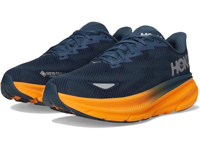 (取寄) ホカオネオネ メンズ クリフトン 9 GTX Hoka men Clifton 9 GTX Stormy Skies/Orange Zest