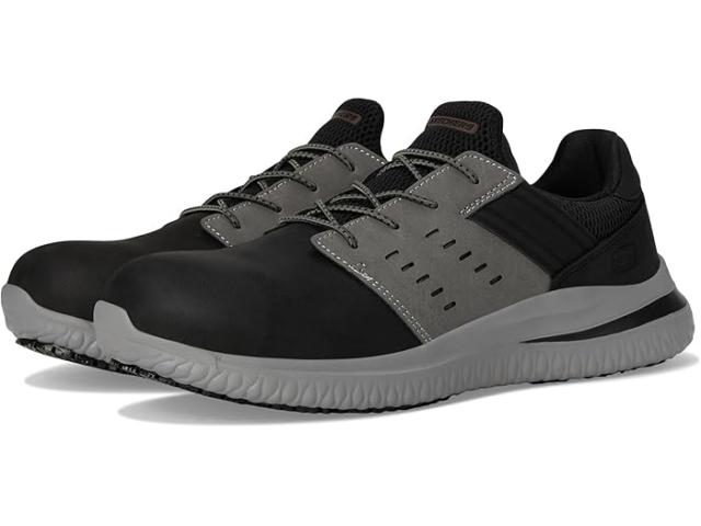 (取寄) スケッチャーズ ワーク メンズ デルソン 3.0 SR - コンプ トゥ SKECHERS Work men SKECHERS Work Delson 3.0 SR - Tyoll Comp Toe Black