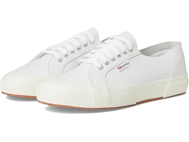 (取寄) スペルガ 2750 アンライン ナッパ Superga 2750 Unlined Nappa Optical White/Silver/Favorio