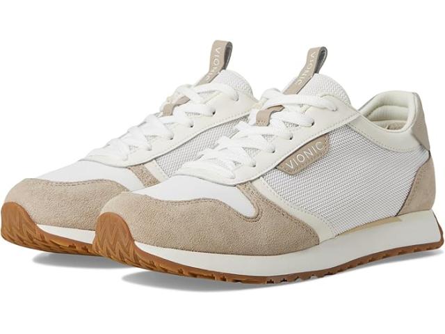 (取寄) バイオニック レディース モナーク VIONIC women Monarch White Microfiber/Cobblestone Suede