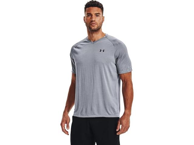 (取寄) アンダーアーマー メンズ ビッグ アンド トール Ua テック V-ネック Under Armour men Big & Tall UA Tech V-Neck Steel/Blackの通販は