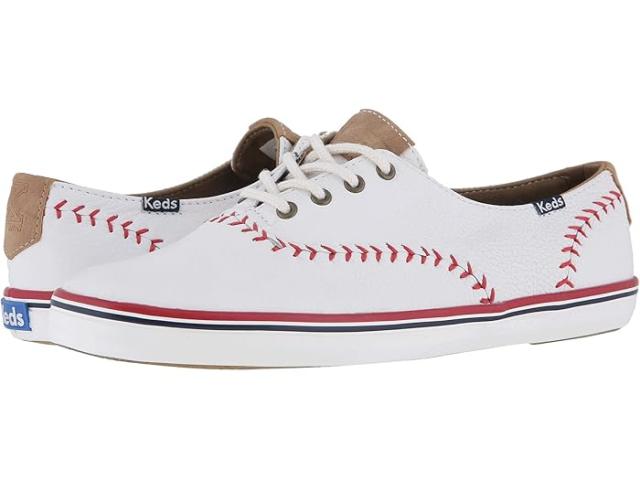 (取寄) ケッズ レディース チャンピオン レザー ペナント Keds women Champion Leather Pennant White Leather