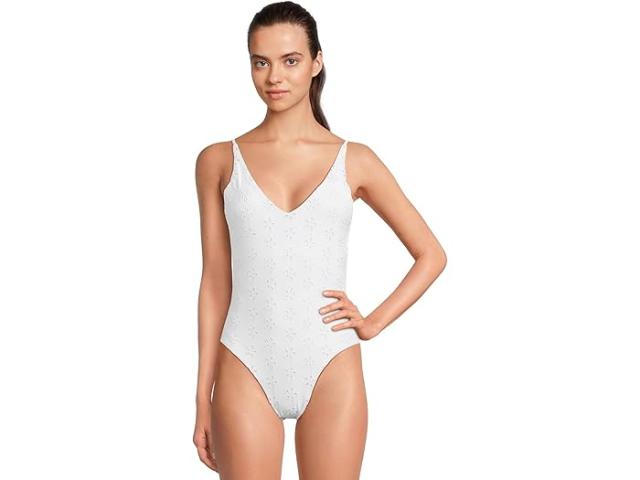 (取寄) ビーチライオット レディース リース ワンピース Beach Riot women Reese One-Piece White Magnolia