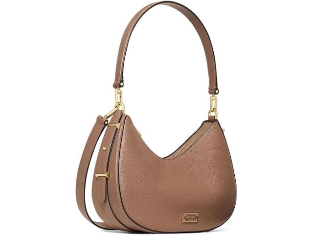 (取寄) ケイトスペード レディース リブ ペブルド レザー コンバーチブル ショルダー Kate Spade New York women Liv Pebbled Leather Convertible Shoulder Warm Acorn