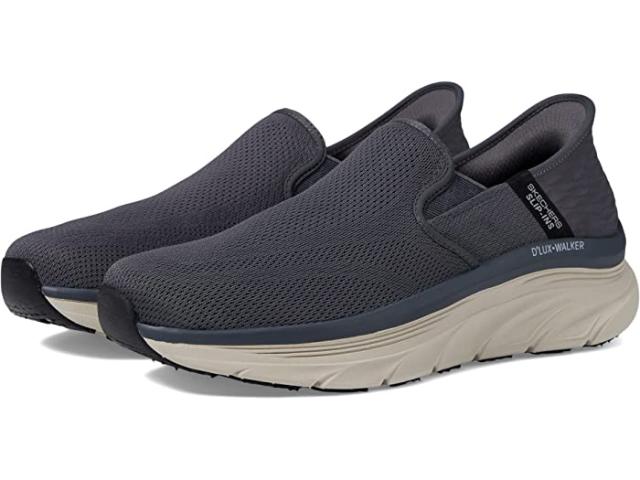 (取寄) スケッチャーズ メンズ デラックス ウォーカー スリップ-イン SKECHERS men SKECHERS D'Lux Walker Orford Slip-In Charcoal