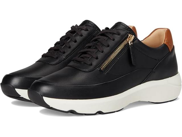 (取寄) クラークス レディース チボリ ジップ Clarks women Tivoli Zip Black Leather