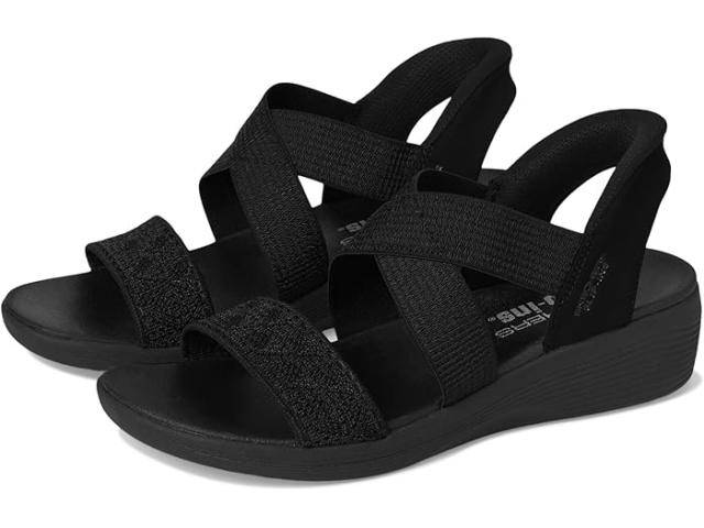 (取寄) スケッチャーズ レディース アーリヤ - ベリー デミュア ハンズ フリー スリップ-インス SKECHERS women Arya - Very Demure Hands Free Slip-Ins Black/Black