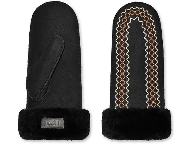(取寄) アグ レディース エンブロイダー ミトン UGG women UGG Atherson Embroidered Mitten Black