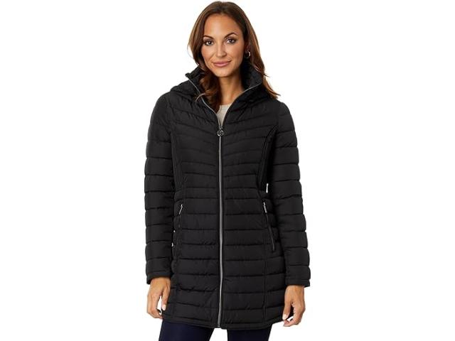 (取寄) マイケルコース レディース ジップ フロント ストレッチ ライトウェイト M425486C67 MICHAEL Michael Kors women Zip Front Stretch Lightweight M425486C67 Blackの通販は 30,080円