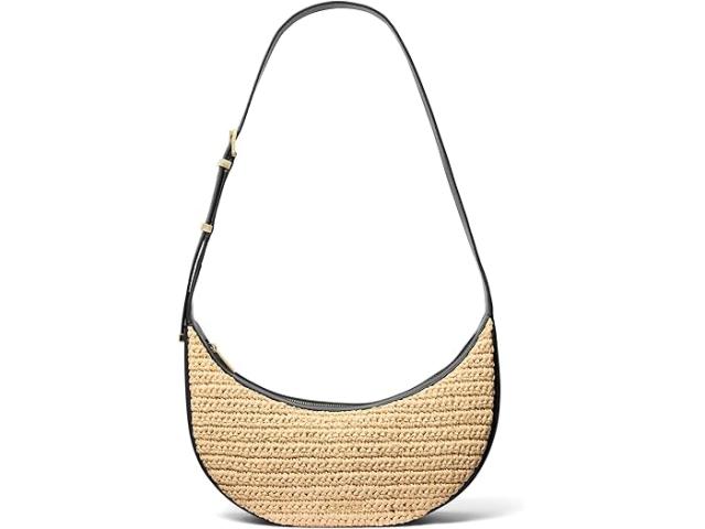 (取寄) マイケルコース レディース ミディアム コンバーチブル スリング クロスボディ MICHAEL Michael Kors women Avra Medium Convertible Sling Crossbody Natural/Black