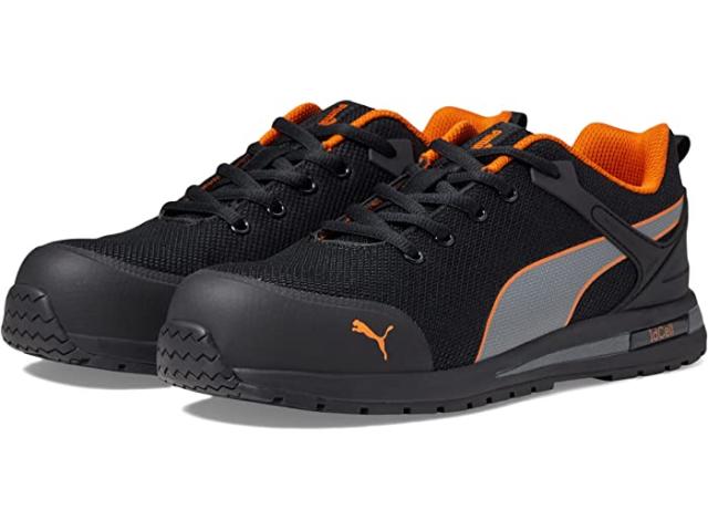 (取寄) プーマ セーフティー メンズ レビティ ニット ロー ASTM エー PUMA Safety men Levity Knit Low ASTM EH Black/Orange