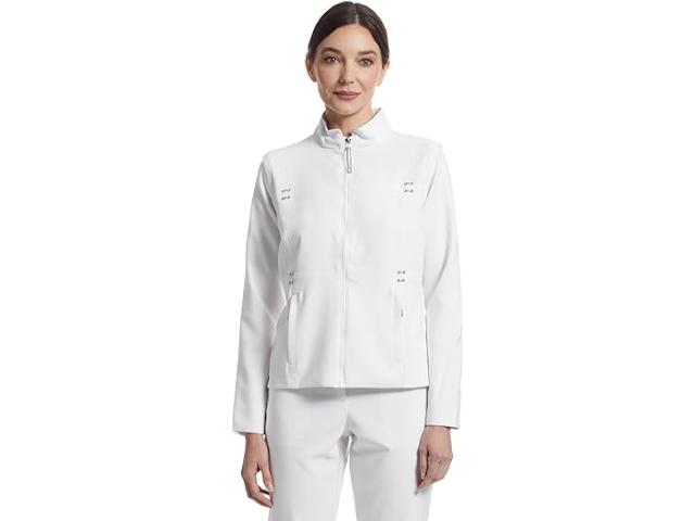 (取寄) ジェイミー サドック レディース エレガント フル ジップ ジャケット Jamie Sadock women Elegante Full Zip Jacket Sugar