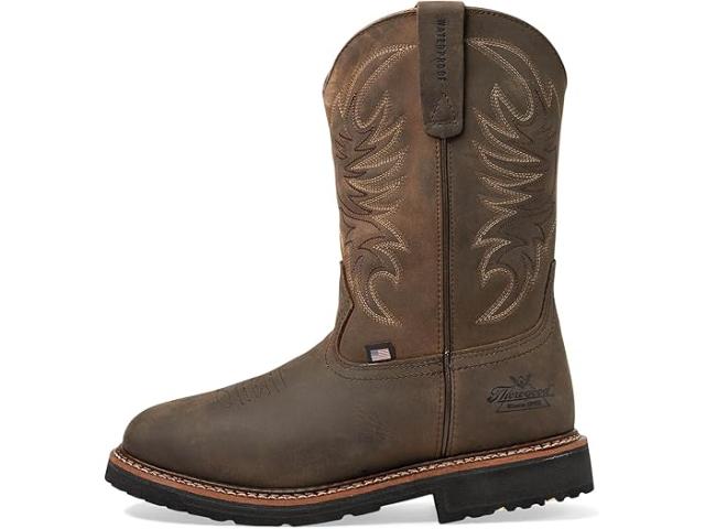 (取寄) ソログッド メンズ アメリカン ヘリテージ ウィロー スクエア トゥ ウェリントン ソフト トゥ Thorogood men Thorogood American Heritage Willow Square Toe Wellington Soft Toe Crazy Horse 取寄) ソログッド メンズ アメリカン ヘリテージ ウィロー スクエア