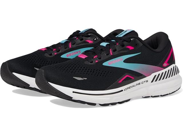 (取寄) ブルックス レディース アドレナリン GTS 23 Gtx Brooks women Adrenaline GTS 23 GTX Black/Knockout Pink/Aqua