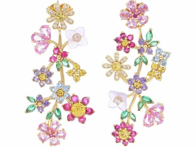 (取寄) ケイトスペード レディース ブルームス ステイトメント イヤリングス Kate Spade New York women Bursting Blooms Statement Earrings Multiの通販は