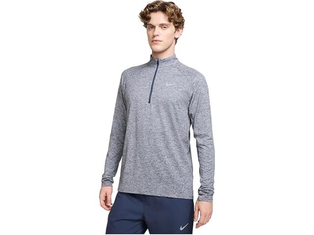 (取寄) ナイキ メンズ ストライド ドライ-フィット 1/4-ジップ ランニング トップ Nike men Stride Dri-FIT 1/4-Zip Running Top Thunder Blue/Heather/Reflective Silver