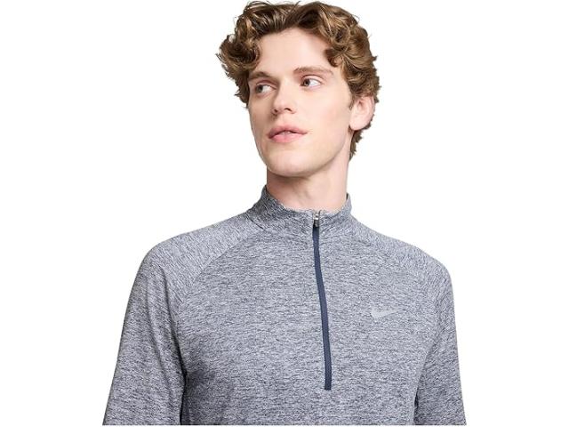 (取寄) ナイキ メンズ ストライド ドライ-フィット 1/4-ジップ ランニング トップ Nike men Stride Dri-FIT 1/4-Zip Running Top Thunder Blue/Heather/Reflective Silver