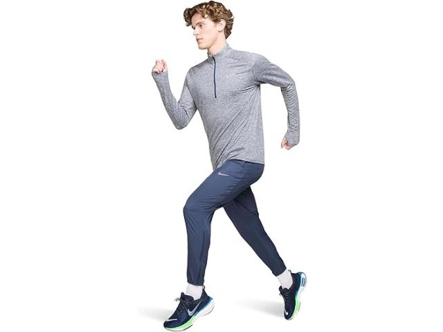 (取寄) ナイキ メンズ ストライド ドライ-フィット 1/4-ジップ ランニング トップ Nike men Stride Dri-FIT 1/4-Zip Running Top Thunder Blue/Heather/Reflective Silver