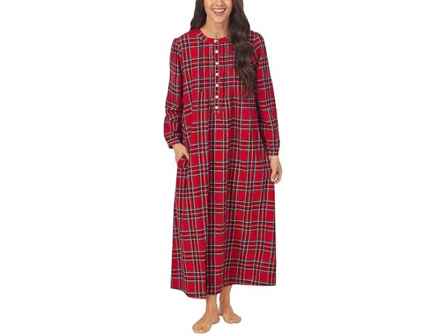 (取寄) ランズ オブ ザルツブルグ レディース 50 ピン タック ガウン Lanz of Salzburg women 50