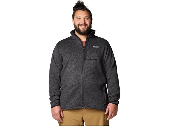 (取寄) コロンビア メンズ ビッグ アンド トール セーター ウェザー フル ジップ Columbia men Big & Tall Sweater Weather Full Zip Black Heather