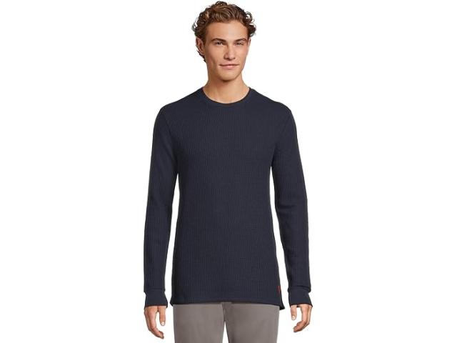 (取寄) ラルフローレン メンズ サーマル ロング スリーブ クルー ハンギング Polo Ralph Lauren men Thermal Long Sleeve Crew Hanging Cruise Navy