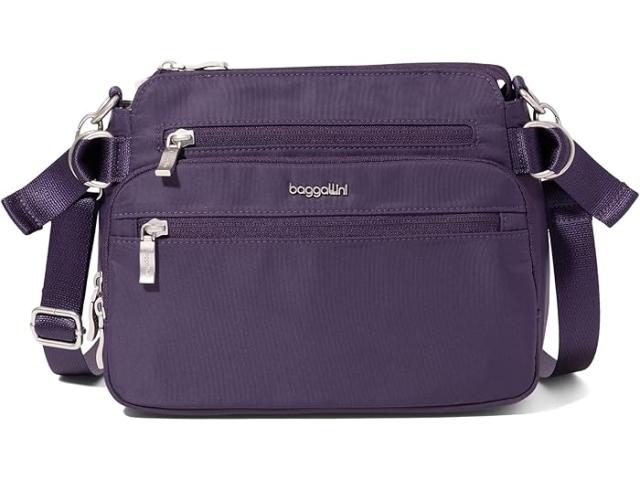 (取寄) バッガリーニ レディース マレ クロスボディ Baggallini women Marais Crossbody Deep Grape Twill