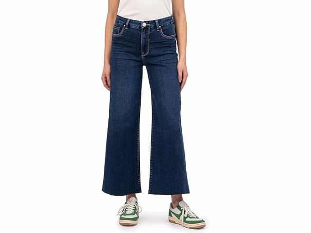 (取寄) カット フロム ザ クロス レディース メグ ハイライズ ファブ AB ワイド レッグ ロー ヘム イン デミュア KUT from the Kloth women KUT from the Kloth Meg High-Rise Fab Ab Wide Leg Raw Hem In Demure Demureの通販は