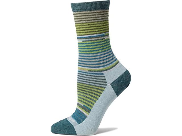 (取寄) ダーンタフバーモント レディース ピクシー クルー ライト Darn Tough Vermont women Pixie Crew Light Teal