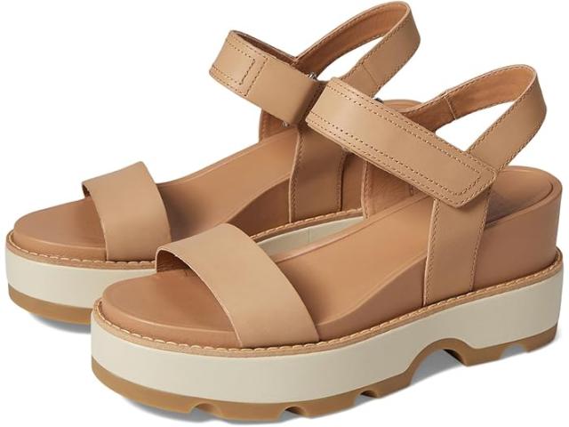 (取寄) ソレル レディース ジョアニー Iv Y ストラップ ウェッジ SOREL women Joanie IV Y Strap Wedge Honest Beige/Bleached Ceramic