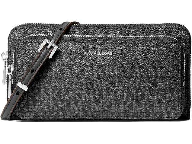 (取寄) マイケルコース レディース ジェット セット ラージ コンチネンタル エックスボディ MICHAEL Michael Kors women Jet Set Large Continental Xbody Black 1