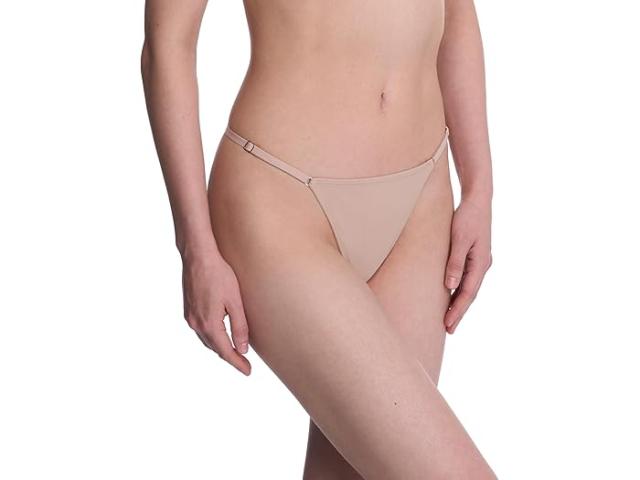 (取寄) ナトリ レディース バージ アジャスタブル ストリング トング Natori women Verge Adjustable String Thong Cafe