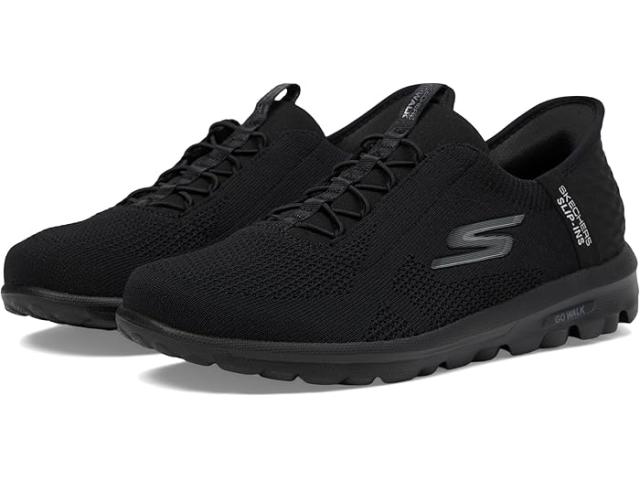 (取寄) スケッチャーズ パフォーマンス レディース ゴー ウォーク トラベル ミラン ハンズ フリー スリップ-インス SKECHERS Performance women SKECHERS Performance Go Walk Travel Milan Hands Free Slip-Ins Blackの通販は 21,163円