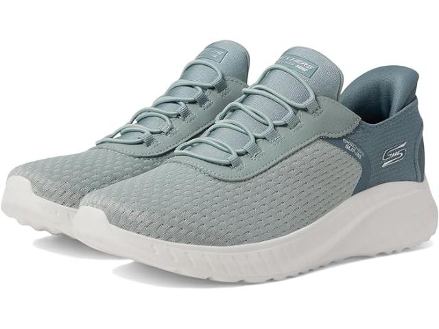 (取寄) ボブス スケッチャーズ レディース ボブス スクアッド カオス - イン カラー ハンズ フリー スリップ-インス BOBS from SKECHERS women BOBS from SKECHERS Bobs Squad Chaos - In Color Hands Free Slip-Ins Sage