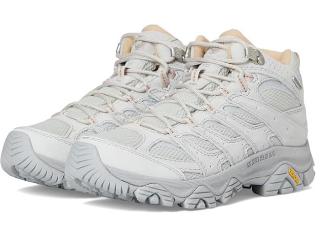 (取寄) メレル レディース モアブ 3 ミッド ウォータープルーフ Merrell women Moab 3 Mid Waterproof Vapor Grey
