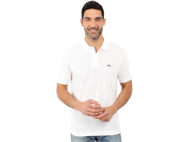 (取寄) ラコステ メンズ L1212 クラシック ピケ ポロ シャツ Lacoste men Lacoste L1212 Classic Pique Polo Shirt Whiteの通販は