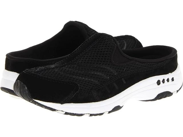 (取寄) イージースピリット レディース トラベルタイム Easy Spirit women Easy Spirit Traveltime Black Suede/White