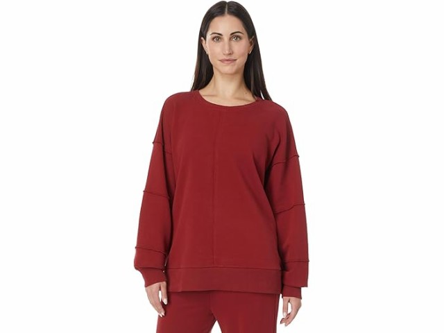 (取寄) モッドオードック レディース ロング スリーブ シーム ボクシー スウェットシャツ ブラック Mod-o-doc women Long Sleeve Seamed Boxy Sweatshirt Black Maple Sugarの通販は