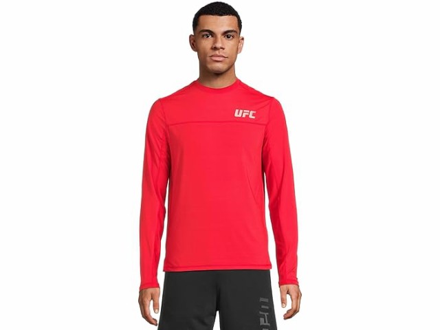 (取寄) ユーエフシー メンズ ロング スリーブ クルー ネック ティー UFC men UFC Long Sleeve Crew Neck Tee Red 1の通販は