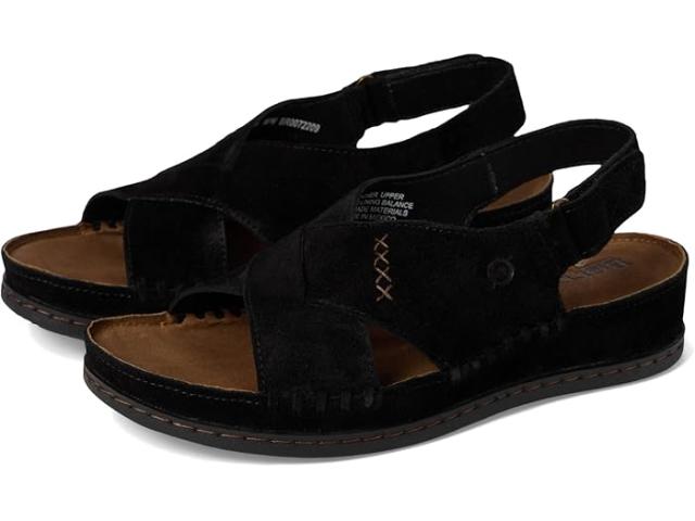 (取寄) ボーン レディース エバ Born women Ebba Black Suede