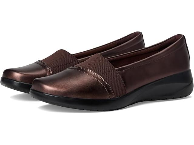 (取寄) クラークス レディース レアー Clarks women Kaetlyn Rhea Bronze llic Synthetic