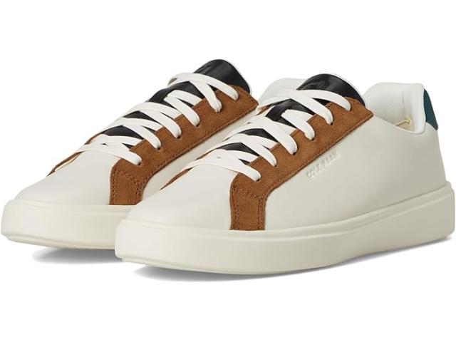 (取寄) コールハーン レディース グランド クロスコート デイリー スニーカー Cole Haan women Grand Crosscourt Daily Sneakers Ivory/Tobacco Suede