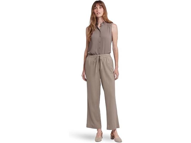 (取寄) エヌワイディージェイ レディース リラックスド-フィット ドローストリング パンツ NYDJ women Relaxed Drawstring Pants Saddlewood