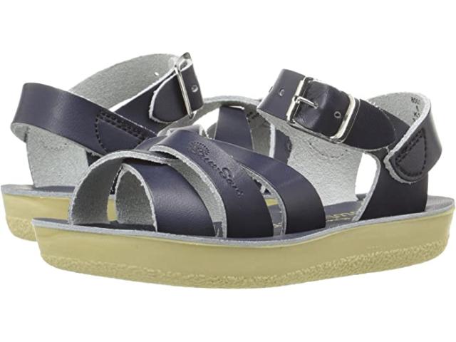 (取寄) ソルト ウォーター サンダル バイ ホイ シューズ キッズ サン-サン - スイマー (トドラー/リトル キッド) Salt Water Sandal by Hoy Shoes kids  Sun-San - Swimmer (Toddler/Little Kid) Navyの通販は